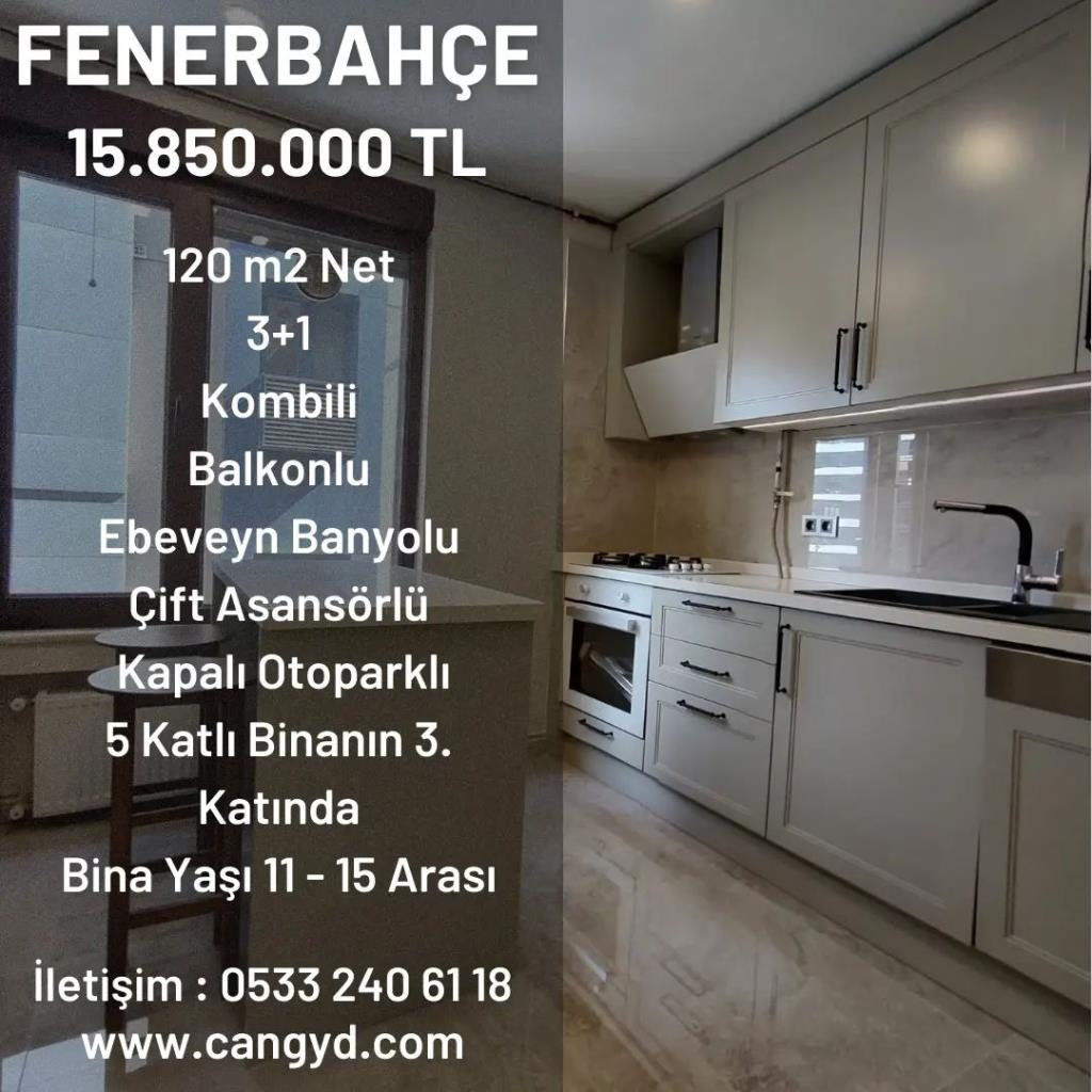 Fenerbahçe'de Cemil Topuzlu Caddesi Üzerinde 120 m2 Satılık Daire