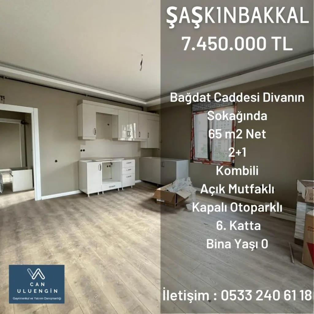 Bağdat Caddesi Divanın Sokağında Yeni Teslim Binada 2+1